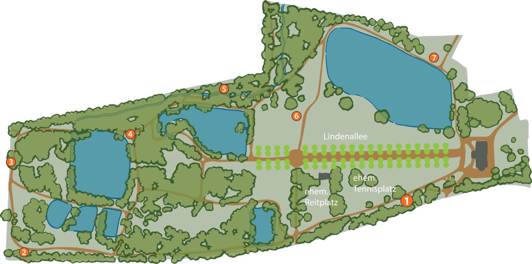Plan Park Bendeleben Karte 1