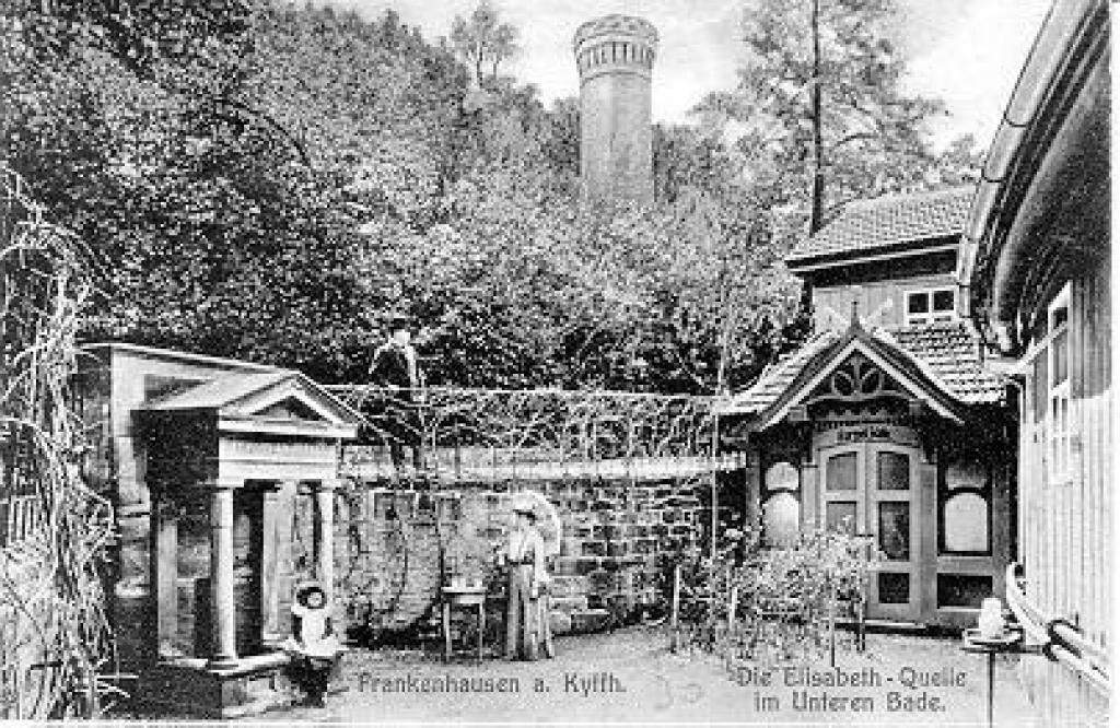 historisches Bild der Elisabeth-Quelle .